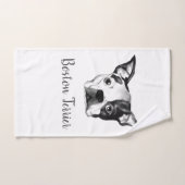 Boston Terrier Bath Set (Handtuch)