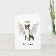Boston Terrier Beileid Memorial