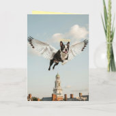 Boston Terrier Beileidskarte Karte (Rückseite)