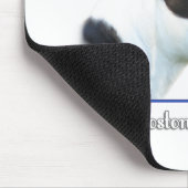 Boston Terrier Best Friend 2 Mousepad (Ecke)