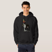 Boston Terrier Birthday Hoodie (Vorne ganz)