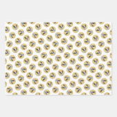 Boston Terrier Black and White Painting Dog Art Geschenkpapier Set (Vorderseite 2)