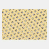 Boston Terrier Black and White Painting Dog Art Geschenkpapier Set (Vorderseite)