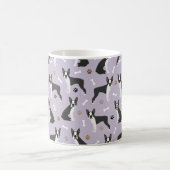 Boston Terrier Bones and Paws Coffee Tasse (Mittel)