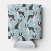 Boston Terrier Bones and Paws Dosenkühler (Rückseite)