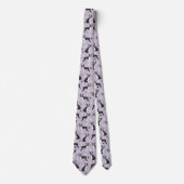 Boston Terrier Bones and Paws Neck Tie Krawatte (Vorderseite)