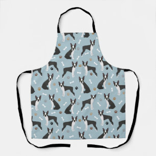 Boston Terrier Bones and Paws Schürze
