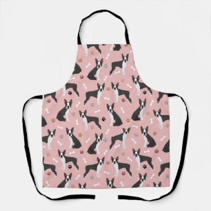 Boston Terrier Bones and Paws Schürze
