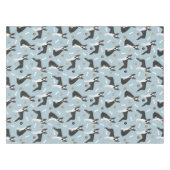 Boston Terrier Bones and Paws Tischdecke (Vorderseite (Horizontal))