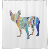 Boston Terrier, Boston Terrier Duschvorhang (Vorderseite)