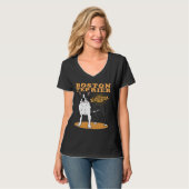 Boston Terrier Boston Terrier Hund des Coolsten B T-Shirt (Vorderseite Vollansicht)