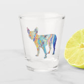 Boston Terrier, Boston Terrier Schnapsglas (Vorderseite)