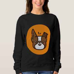 Boston Terrier Brown Sweatshirt
