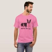 Boston-Terrier-Brustkrebs-UnisexT - Shirt (Vorne ganz)