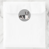 Boston Terrier Buddies Sticker (Tasche)