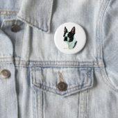 Boston Terrier Button (Beispiel)