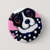 BOSTON TERRIER BUTTON (Vorderseite)