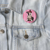 Boston Terrier Button (Beispiel)