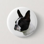 Boston Terrier Button (Vorderseite)