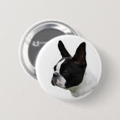 Boston Terrier Button (Vorne & Hinten)