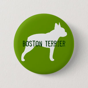 Boston Terrier Button