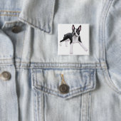 Boston-Terrier-Button Button (Beispiel)