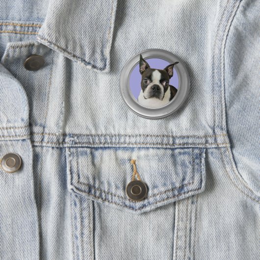 BOSTON TERRIER-BUTTON BUTTON (Beispiel)