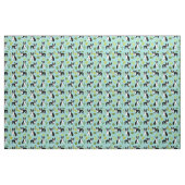 Boston Terrier Cactus Fabric Stoff (Fat Quarter (45,7 x 55,9 cm))