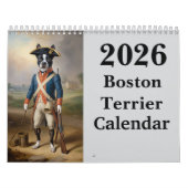 Boston Terrier Calendar Kalender (Titelbild)