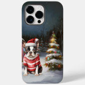 Boston Terrier Caravan Christmas Adventure Case-Mate iPhone Hülle (Rückseite)