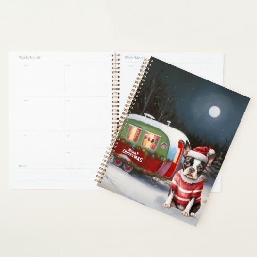Boston Terrier Caravan Christmas Adventure Planer (Anzeige)