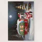Boston Terrier Caravan Christmas Adventure Puzzle (Vertikal)