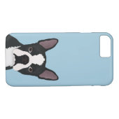 Boston-Terrier-Cartoon Case-Mate iPhone Hülle (Rückseite (Horizontal))