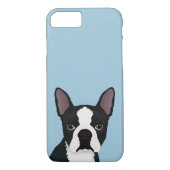 Boston-Terrier-Cartoon Case-Mate iPhone Hülle (Rückseite)