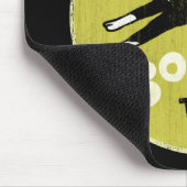 Boston Terrier Cartoon Dog | Energetischer Hund Mousepad (Ecke)