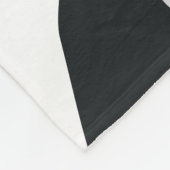 Boston-Terrier-Cartoon Fleecedecke (Ecke)