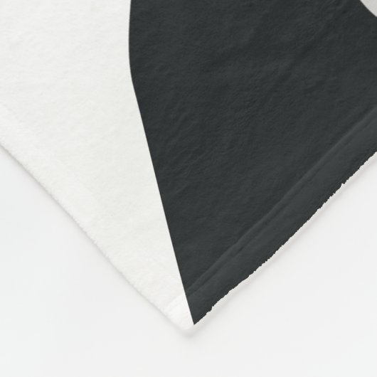 Boston-Terrier-Cartoon Fleecedecke (Ecke)