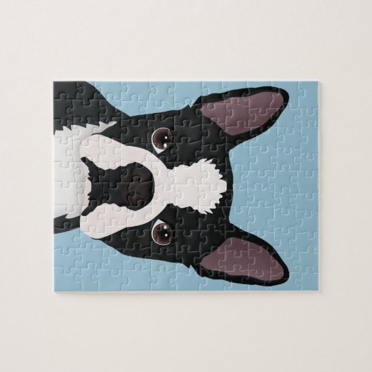 Boston-Terrier-Cartoon Puzzle (Horizontal)