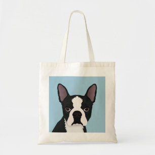 Boston-Terrier-Cartoon Tragetasche