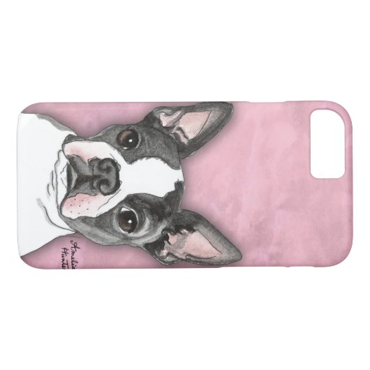 Boston Terrier Case-Mate iPhone Hülle (Rückseite (Horizontal))