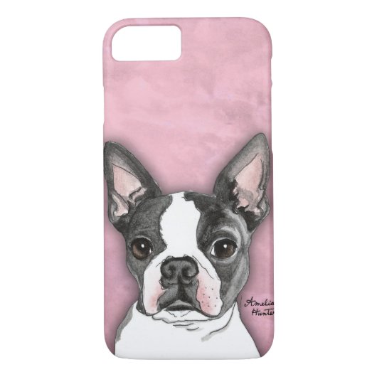 Boston Terrier Case-Mate iPhone Hülle (Rückseite)