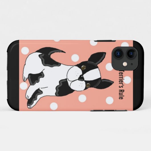 Boston Terrier Case-Mate iPhone Hülle (Rückseite (Horizontal))