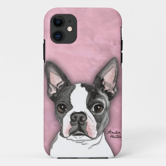 Boston Terrier Case-Mate iPhone Hülle (Rückseite)