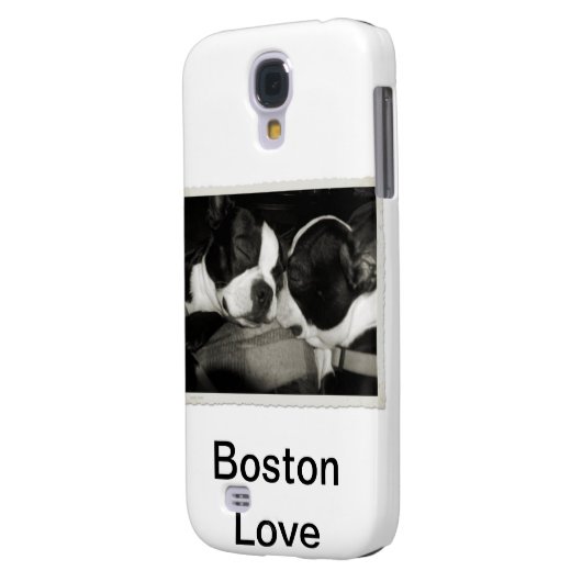 Boston-Terrier Case-Mate Samsung Galaxy Hülle (Rückseite Links)