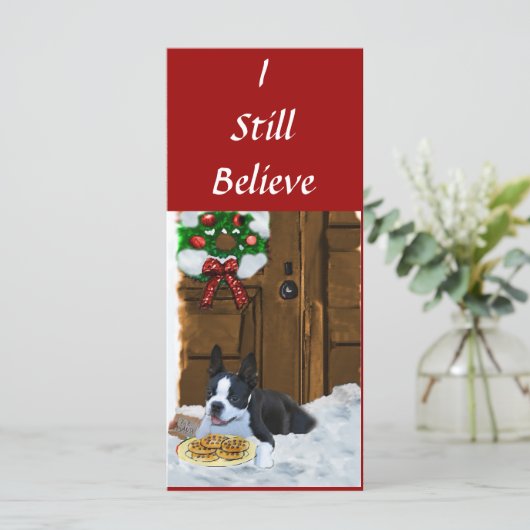 Boston Terrier Christmas Geschenke (Stehend Vorderseite)