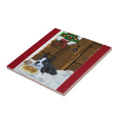 Boston Terrier Christmas Geschenke Fliese (Seite)