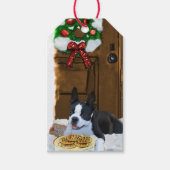 Boston Terrier Christmas Geschenke Geschenkanhänger (Vorderseite)