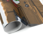 Boston Terrier Christmas Geschenke Geschenkpapier (Rolleneckpunkt)
