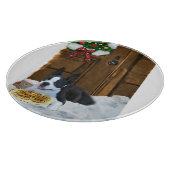Boston Terrier Christmas Geschenke Schneidebrett (Ecke)
