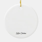 Boston Terrier Christmas Ornament (Hinten)